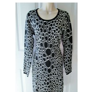 French Connection Leopard Print Sheath Dress Sz 10